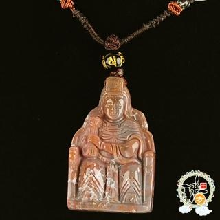 【十方佛教文物】天上聖母媽祖{印度瑪瑙}項鍊