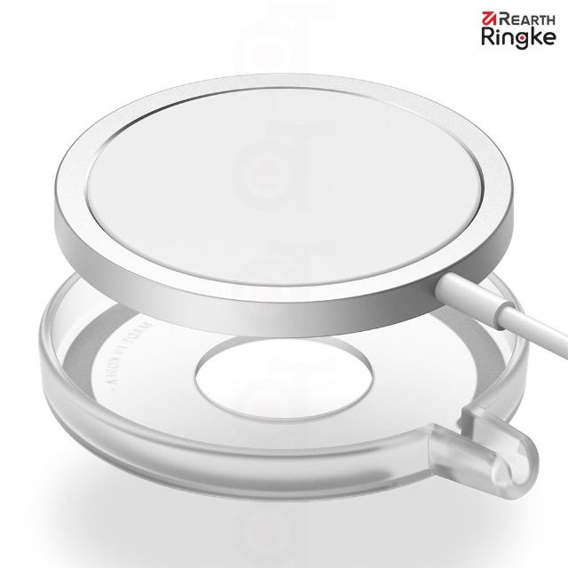 【Ringke】Apple MagSafe Charge Slim Case 極致輕薄充電器保護殼 霧透 白色(Rearth Ringke 充電器保護殼)