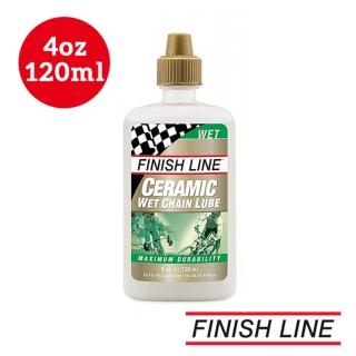 【FINISH LINE】陶瓷溼性潤滑劑 4oz 120ml 滴射頭(鏈條清潔/油品/單車清潔/自行車/單車潤滑)