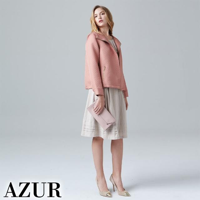 【AZUR】優雅女伶修身設計造型洋裝