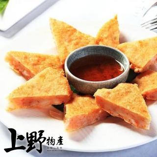 【上野物產】10片月亮蝦餅(200g土10%/片 附醬料包)