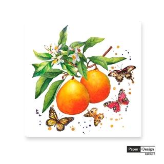 【Paper+Design】Fruity Butterflies(餐巾紙 蝶谷巴特 餐桌佈置)