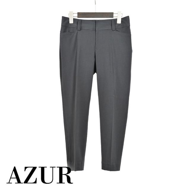 【AZUR】摩登都會經典修身西裝褲