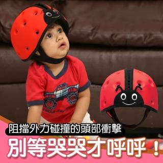 【SafeheadBABY】寶寶學步防撞安全帽 熱情紅(學步帽 防摔帽 幼兒安全頭盔)