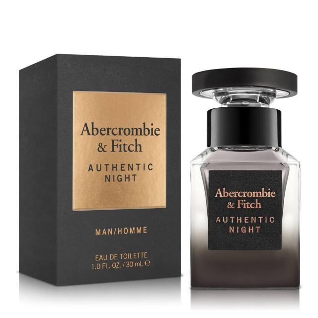 即期品【Abercrombie & Fitch】真我夜色男性淡香水30ml(專櫃公司貨-效期2025.05)