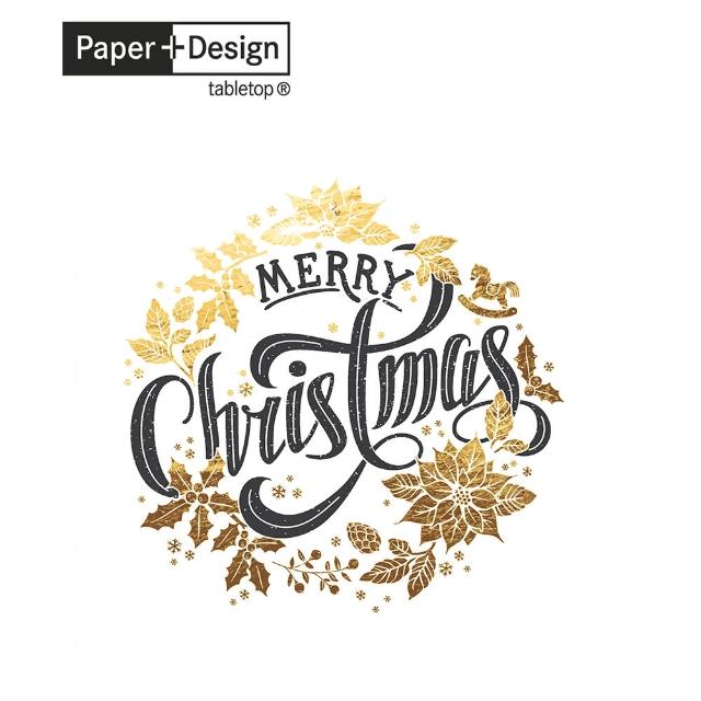 【Paper+Design】聖誕花環(餐巾紙 蝶谷巴特 餐桌佈置)