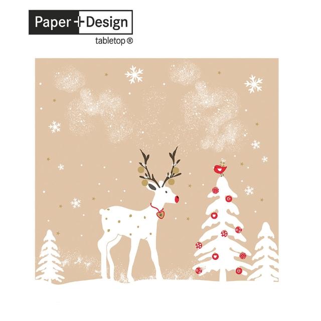 【Paper+Design】可愛的鹿(餐巾紙 蝶谷巴特 餐桌佈置)