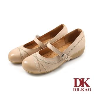 【DK 高博士】氣質少女風格 空氣娃娃女鞋 87-9831-60(米色)