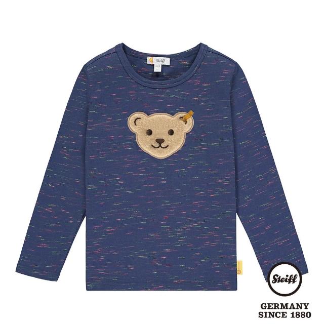 【STEIFF】熊頭童裝 長袖T恤(長袖上衣 啾啾款)