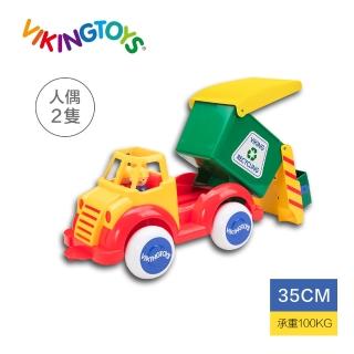 【瑞典 Viking toys】Jumbo 資源怪手回收車-28cm 81513(幼兒玩具車)