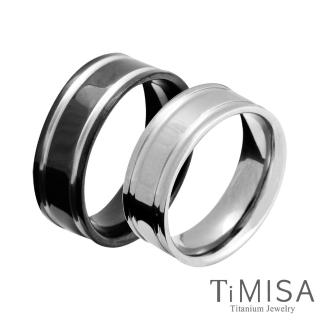 【TiMISA】戀愛軌跡 純鈦戒指-寬(兩色可選)