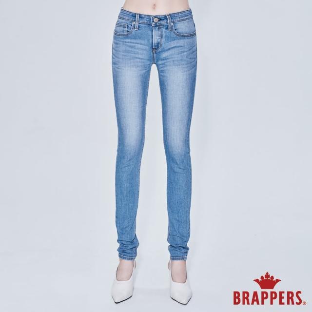 【BRAPPERS】女款 美腳ROYAL系列-低腰彈性九分窄管褲(淺藍)