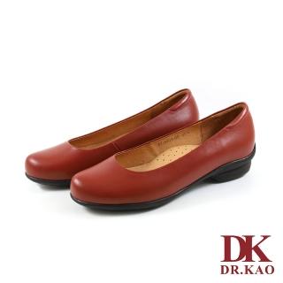 【DK 高博士】經典素面簡約 空氣平底女鞋 87-0903-00(紅色)