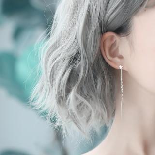 【Emi 艾迷】韓系仙氣靈性星星流蘇耳環