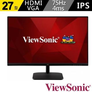 【ViewSonic 優派】VA2732-H 27型 IPS 100Hz 護眼電腦螢幕(104%sRGB/4ms)
