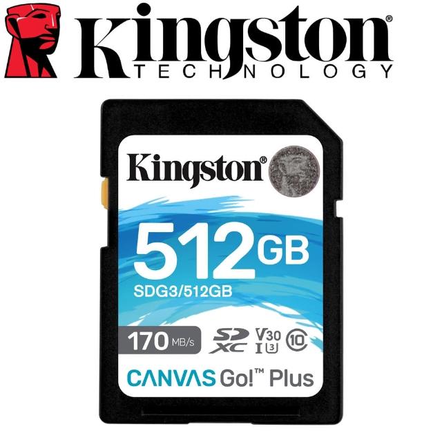【Kingston 金士頓】512GB SDXC SD UHS-I U3 V30 記憶卡(SDG3/512GB 平輸)