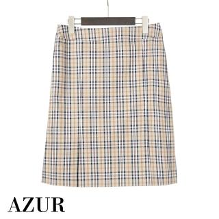 【AZUR】英倫風格時尚A字裙