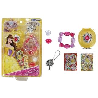 【Maruka】迪士尼美女與野獸貝兒公主香水寶盒飾品組(代理版)