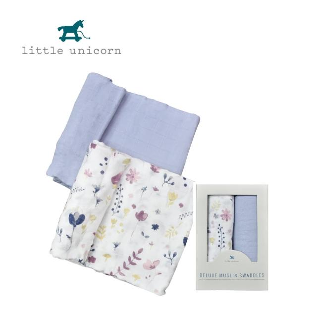 【Little Unicorn】竹纖維紗布巾2入組(精靈花園2 包巾)