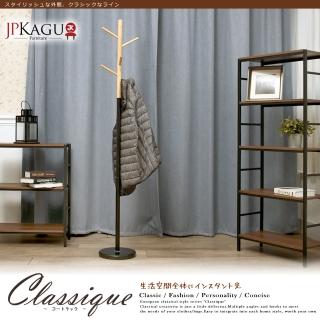 【JP Kagu】工業風原木鐵管衣帽架