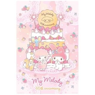 【HUNDRED PICTURES 百耘圖】My Melody 45周年系列 甜草莓蛋糕拼圖1000片(三麗鷗)
