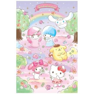 【HUNDRED PICTURES 百耘圖】Sanrio Characters夢幻花園拼圖1000片(三麗鷗)