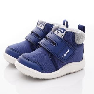 【Combi】日本Combi童鞋- NICEWALK 醫學級成長機能短靴款(B2001BL藍-寶寶段12.5-16.5cm)