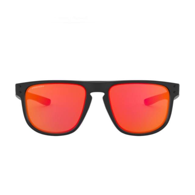 【Oakley】HolbrookR系列黑色框炫彩橘色鏡片(9379-0355)