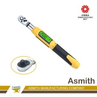 【Asmith(鐵匠牌)】0.9-25Nm二分頭WM-Q 電子式數顯小扭力低扭力板手(迷你一般型-數位扭力扳手)