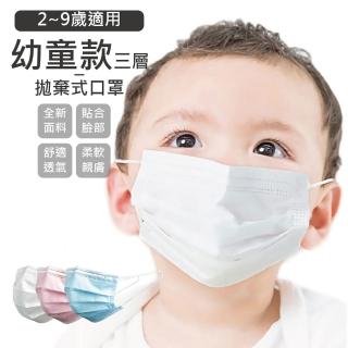 【團購世界】幼童款三層拋棄式口罩2盒(100入/盒)