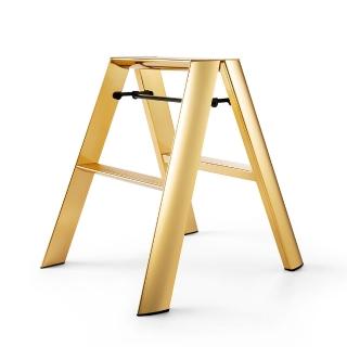 【Hasegawa 長谷川】十周年限定款 數量有限 長谷川工業Lucano設計傢俱梯－金色2階(ML-2GD)