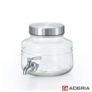【ADERIA】日本進口時尚飲料桶 2L(附不鏽鋼水龍頭)
