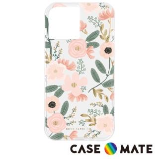 【CASE-MATE】x Rifle Paper Co. 限量聯名款 iPhone 12 mini(防摔抗菌手機保護殼 - 花園派對 - 粉)