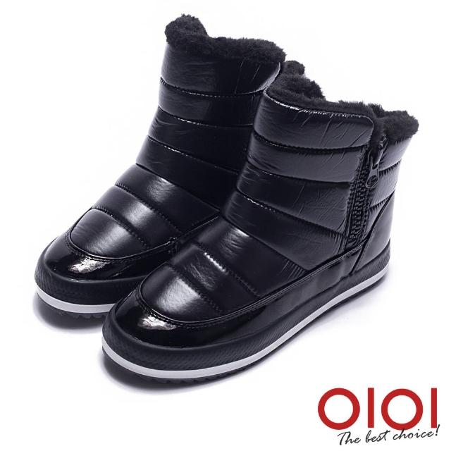 【0101】冬季暖心2way厚底防潑水雪靴(黑)