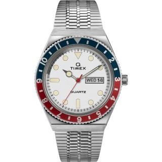 【TIMEX】天美時 Q TIMEX復刻系列 經典手錶(藍紅白 TXTW2U61200)