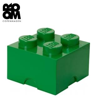 【Room Copenhagen】樂高 LEGO 四凸抽屜收納箱-深綠色(40051734)