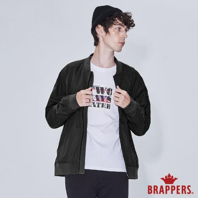 【BRAPPERS】男款 率性休閒飛行外套(黑)