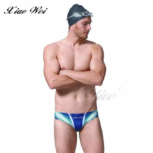 【SAIN SOU 聖手牌】大男競賽專用型三角泳褲(NO.A574138)