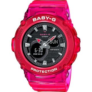 【CASIO 卡西歐】Baby-G 果凍系酷炫計時手錶 畢業禮物(BGA-270S-4A)