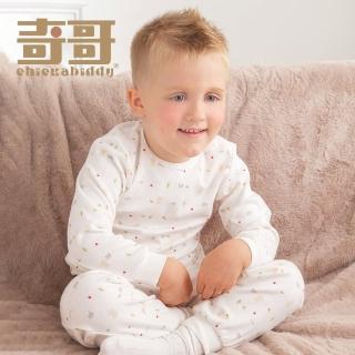 【奇哥官方旗艦】Chic a Bon 森林小熊長褲-砂磨布(1-5歲)