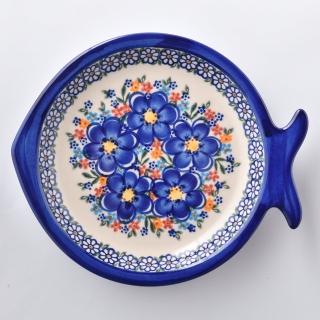 【波蘭陶】Vena 魚形盤 陶瓷盤 菜盤 水果盤 沙拉盤 波蘭手工製(春遊系列)
