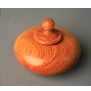 【MU LIFE 荒木雕塑藝品】寶珠冠寶瓶11(台灣紅檜木)