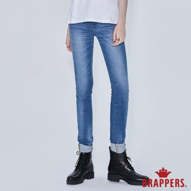 【BRAPPERS】女款 美腳ROYAL系列-低腰彈性skinny窄管褲(藍)