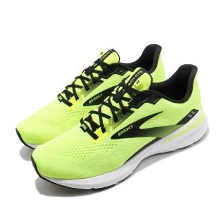 【BROOKS】慢跑鞋 Launch GTS 8 2E 寬楦 男鞋 路跑 緩震 DNA科技 透氣 健身 球鞋 黃 黑(1103592E774)