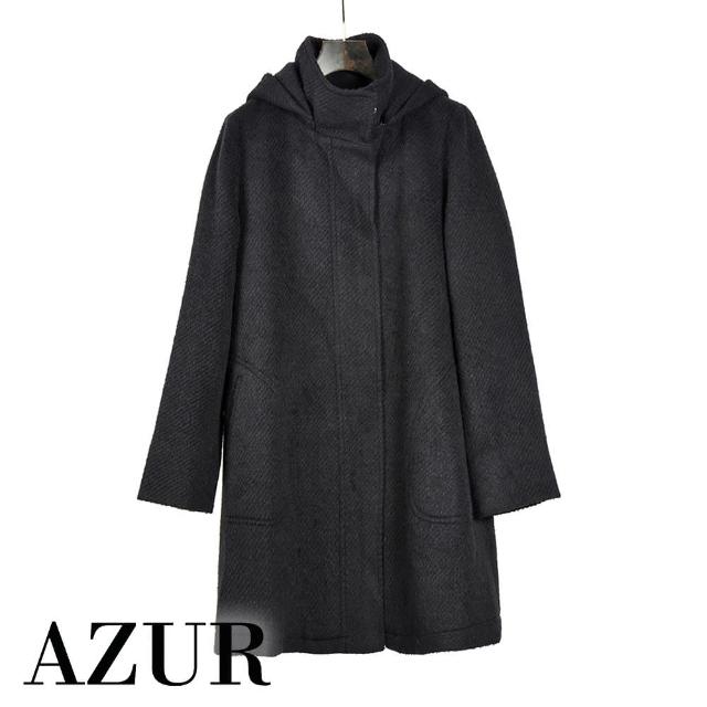 【AZUR】都會經典高領大衣-2色