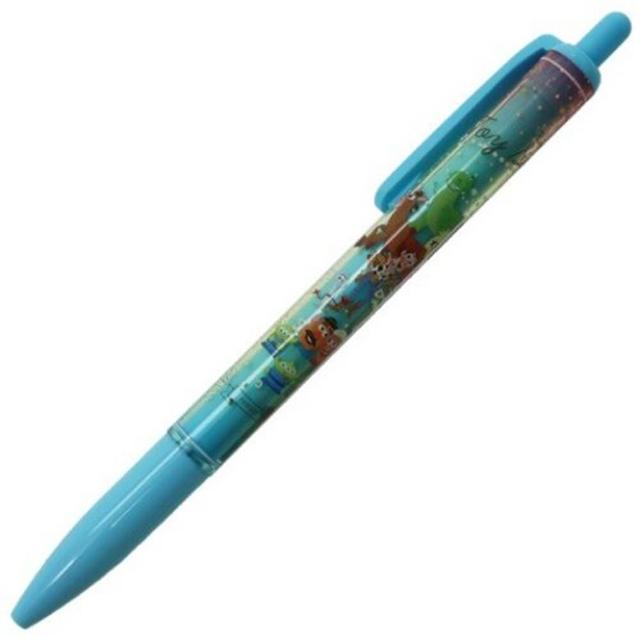 【小禮堂】迪士尼 玩具總動員 日製自動鉛筆《綠.角色集合》0.5mm.SUNSTAR系列