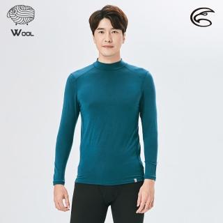 【ADISI】男美麗諾混紡羊毛高領彈性保暖衣AU2021030 / S-2XL(抗靜電 消臭 透氣 發熱衣 衛生衣)