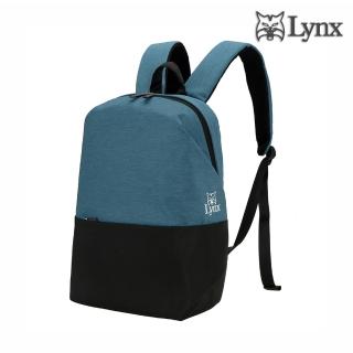 【Lynx】細紋撞色系列防潑水後背包(防盜款式 容量大 可放筆電 手機)