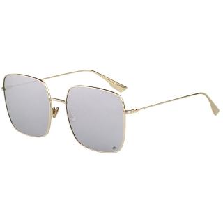 【Dior 迪奧】水銀面 太陽眼鏡(金色)