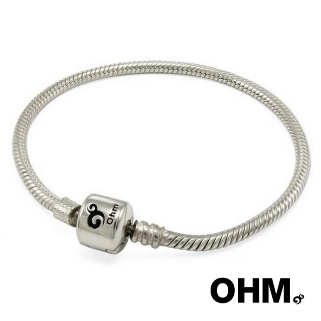 【OHM Beads】經典款925純銀手鏈(OHM Sterling Silver Bracelet)